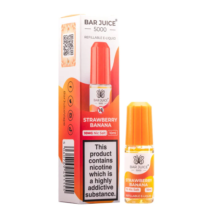 Strawberry Banana Ice Nic Salt E-Liquid by Bar Juice 5000