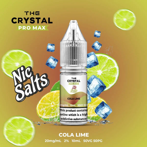 20mg Crystal Pro Max Nic Salts E-Liquid by Hayati