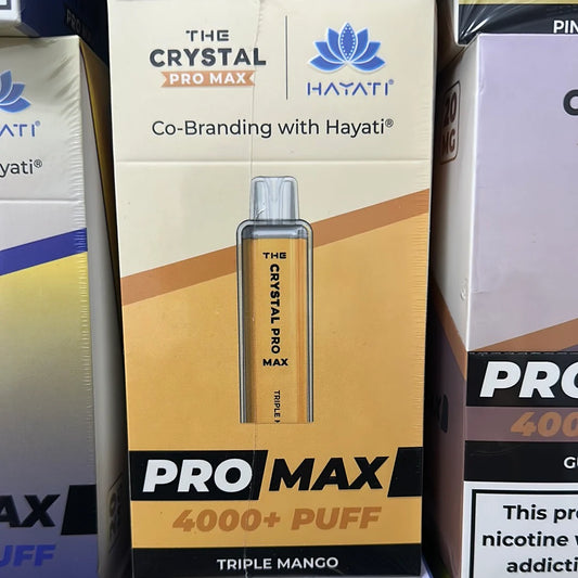 Crystal Pro Max 4000 Puffs Vape vs Hayati Pro Max 4000 Puffs Vape!