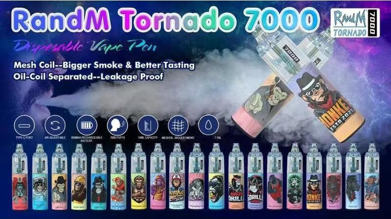 Exploring the Best Randm Tornado 7000 Flavours!
