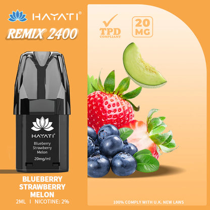 Hayati Remix 2400 Puffs Vape UK