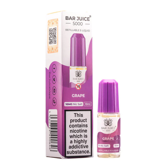 Grape Nic Salt E-Liquid by Bar Juice 5000