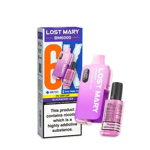 20mg Lost Mary BM6000 Puffs Disposable Vape