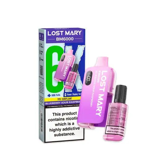 20mg Lost Mary BM6000 Puffs Disposable Vape