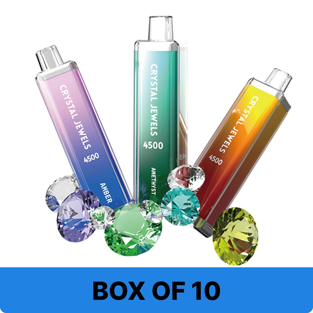 Crystal Jewels 4500 Puffs Vape Box of 10