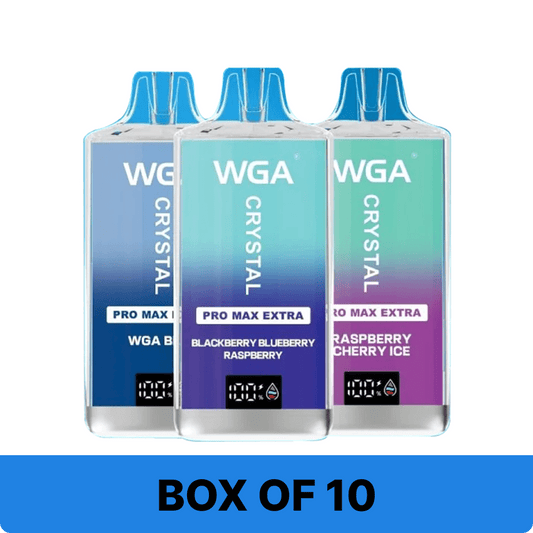 WGA Crystal Pro Max Ultra 15000 Puffs Vape Box of 10