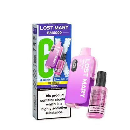 20mg Lost Mary BM6000 Puffs Disposable Vape