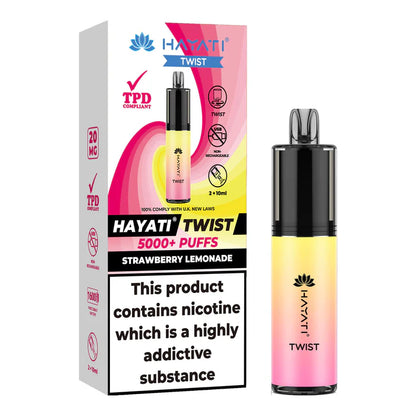 hayati-twist-5000-strawberry-lemonade