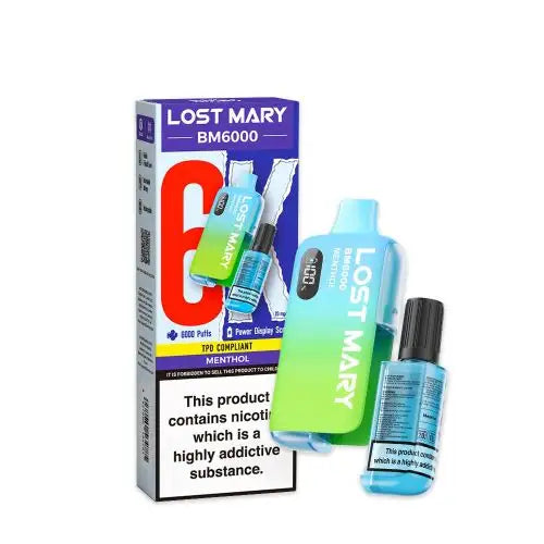 20mg Lost Mary BM6000 Puffs Disposable Vape