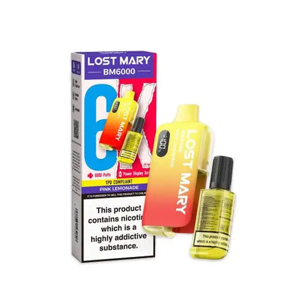 20mg Lost Mary BM6000 Puffs Disposable Vape