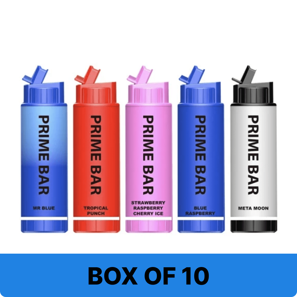 Prime Bar Vape 8000 Puffs Box of 10