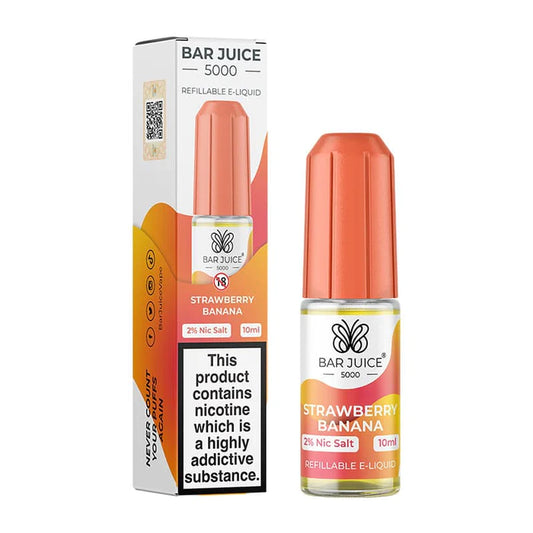 Strawberry Banana Ice Nic Salt E-Liquid by Bar Juice 5000