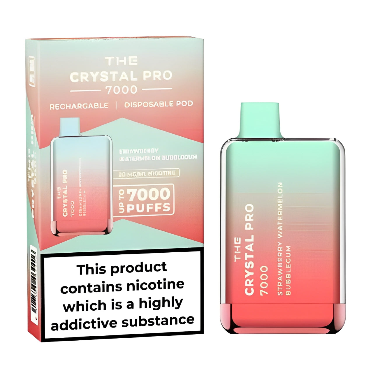 The Crystal Pro 7000 Puffs Disposable Vape