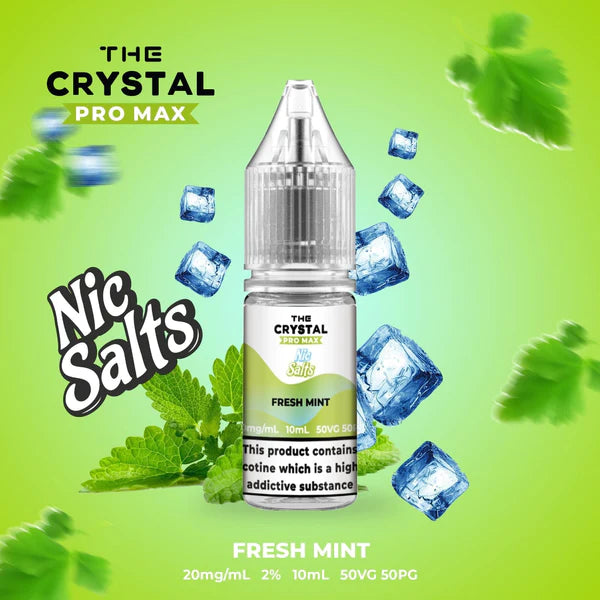 10mg Crystal Pro Max Nic Salts E-Liquid by Hayati