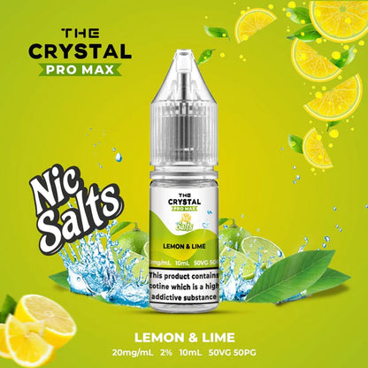 20mg Crystal Pro Max Nic Salts E-Liquid by Hayati