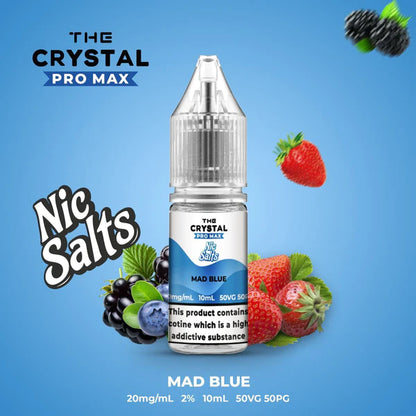 10mg Crystal Pro Max Nic Salts E-Liquid by Hayati