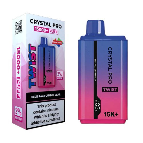 gummy bear crystal pro twist-15000 puff disposable vape