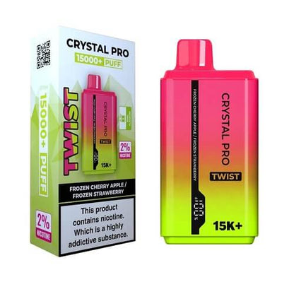 cherryu apple crystal pro twist-15000 puff disposable vape