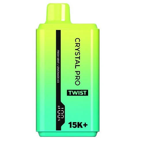 lime crystal pro twist-15000 puff disposable vape