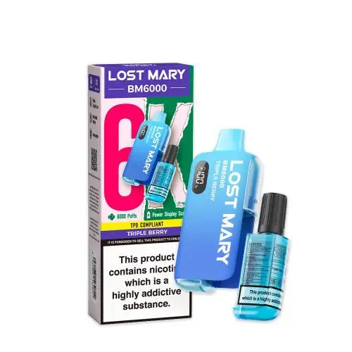 20mg Lost Mary BM6000 Puffs Disposable Vape