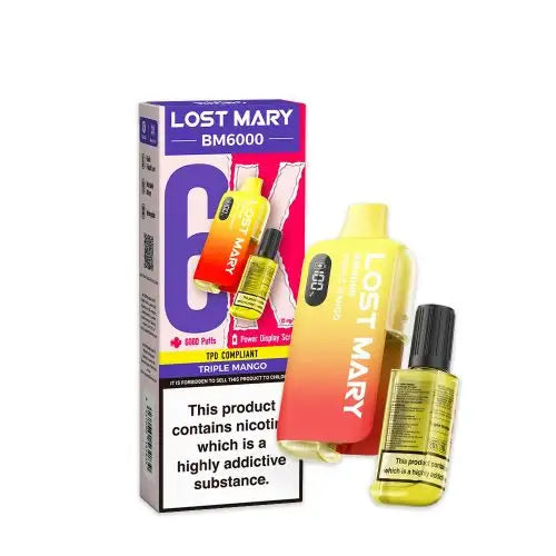 20mg Lost Mary BM6000 Puffs Disposable Vape