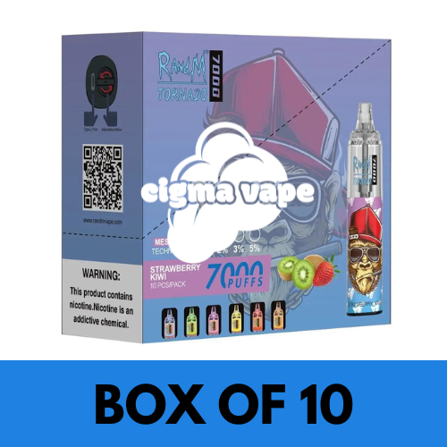 Randm Tornado 7000 Puffs Vape Box of 10