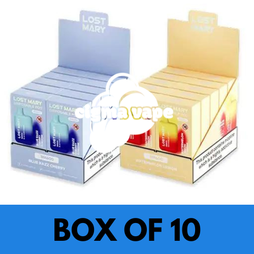 Buy Lost Mary Vape 3500 Wholesale: Your Lost Mary 3500 Puffs Box of 10- Cigma Vape