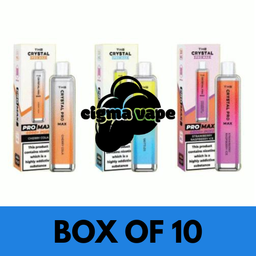 Crystal Pro Max 4000 Puffs Vape Box of 10