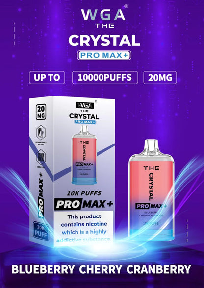 CRYSTAL PRO MAX 10000 PUFFS BOX OF 10