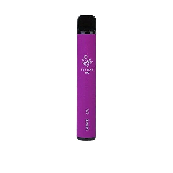 ELF BAR 600 PUFFS DISPOSABLE VAPE 20mg